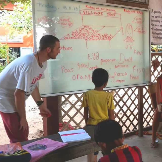 Teacher Andy Minnet